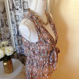 Cotton Candy Bohemian Style Romper